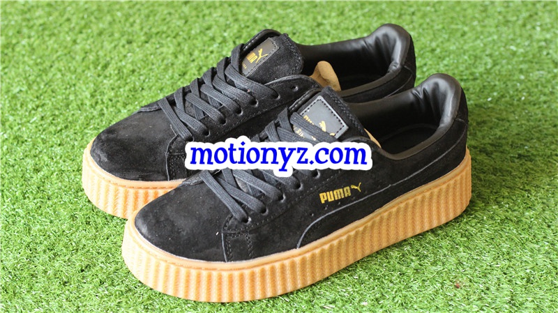 Puma Fenty Rihanna Creeper Low Black Yellow